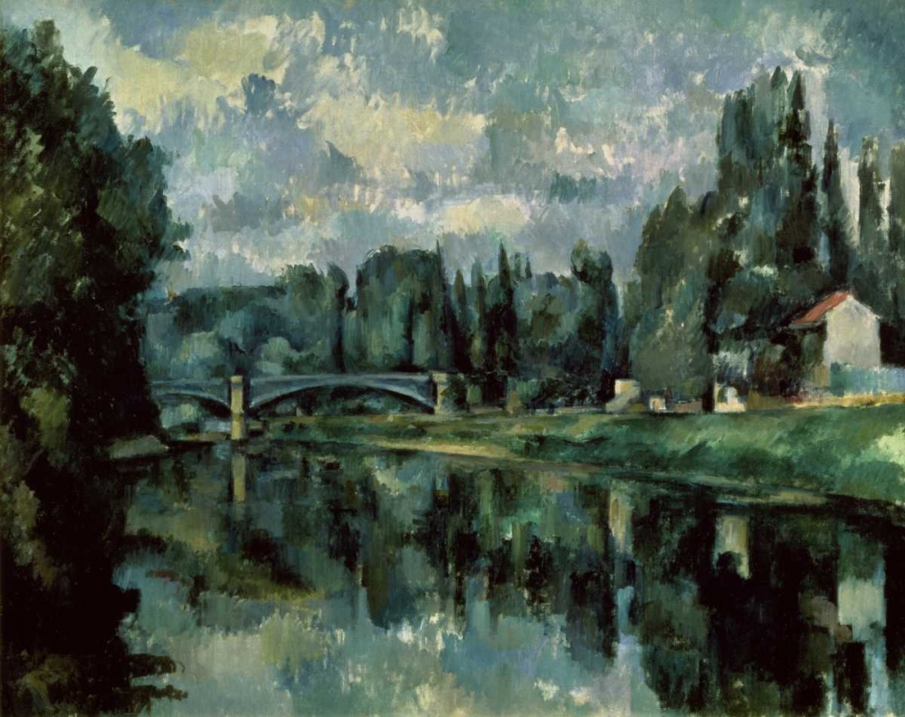 Wall Art Painting id:94087, Name: The Banks Of Marne, Artist: Cezanne, Paul