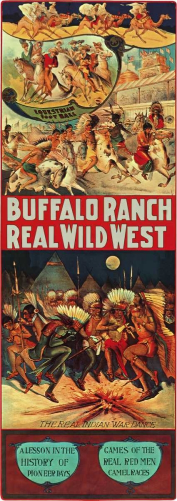 Art Print: Real Indian War Dance