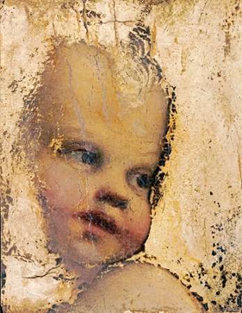 Wall Art Painting id:184722, Name: The Head of a Child - a Fragment, Artist: Allegri, Antonio