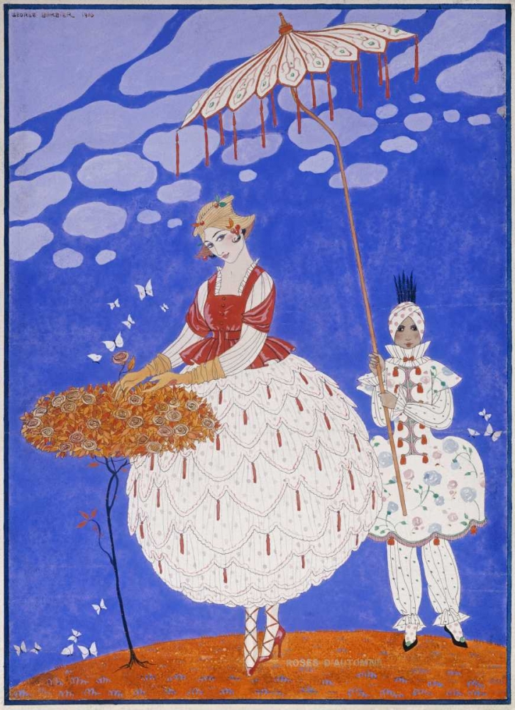 Wall Art Painting id:88764, Name: Roses DAutomne, Artist: Barbier, Georges