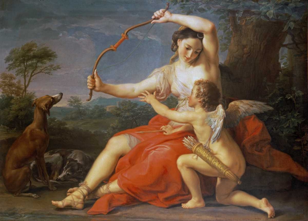 Wall art: Diana Breaking Cupids Bow, by Batoni, Pompeo Girolamo