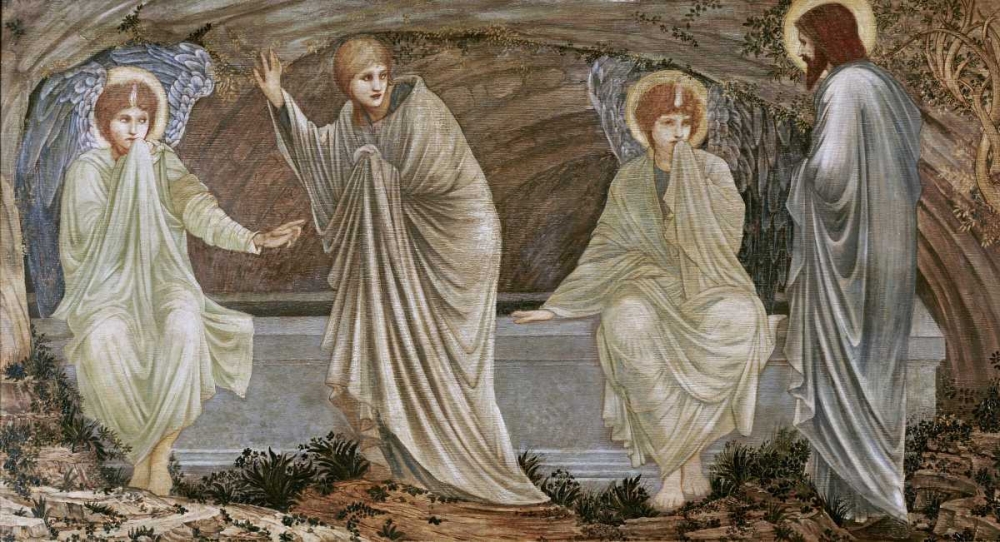 Wall Art Painting id:88785, Name: The Morning of The Resurrection, Artist: Burne-Jones, Sir Edward