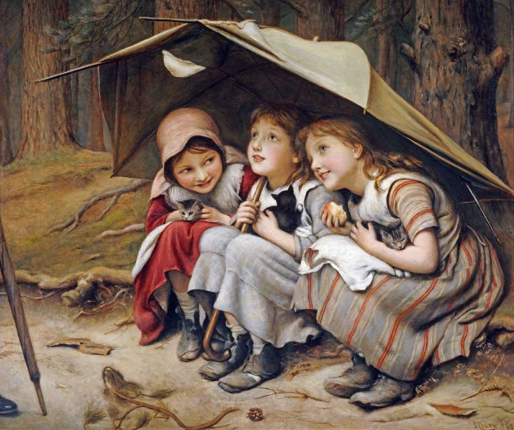 Wall art: Three Little Kittens, by Clark, Joseph