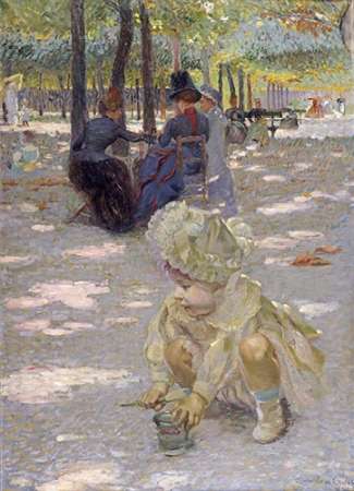 Art Print: An August Afternoon at the Luxembourg