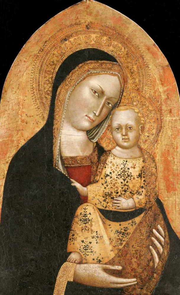 Wall Art Painting id:88843, Name: The Madonna and Child, Artist: Da Pisa, Giovanni Di Nicola