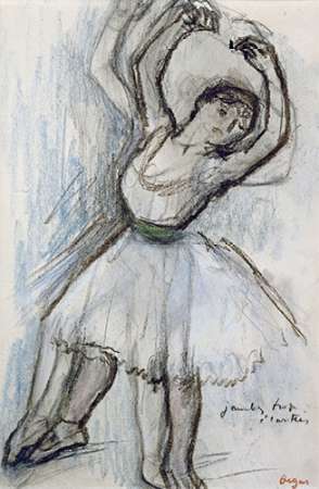 Wall Art Painting id:184779, Name: Study of a Dancer, Artist: Degas, Edgar