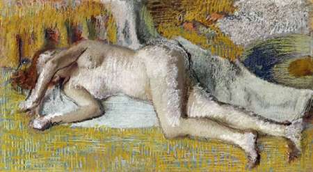 Wall Art Painting id:184780, Name: After The Bath, Artist: Degas, Edgar