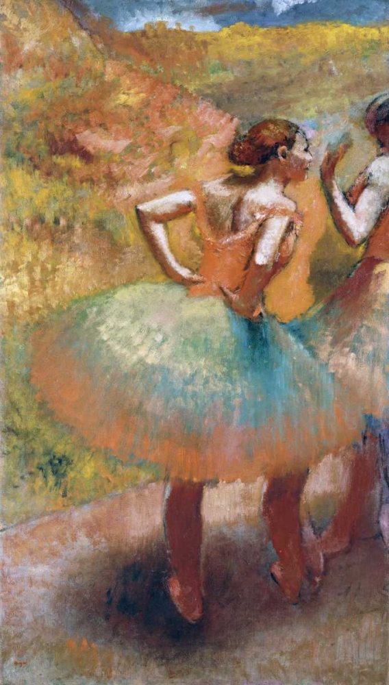 Wall art: Two Dancers In Green Skirts, by Degas, Edgar