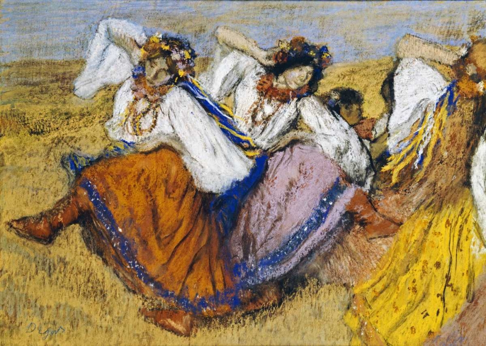 Wall Art Painting id:88865, Name: Russian Dancers, Artist: Degas, Edgar