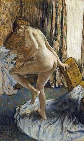 Wall Art Painting id:184784, Name: After The Bath, Artist: Degas, Edgar