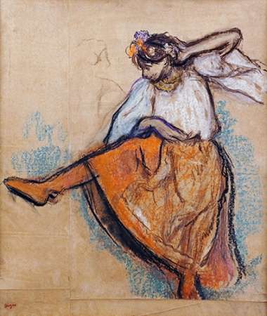 Wall Art Painting id:184786, Name: The Russian Dancer, Artist: Degas, Edgar