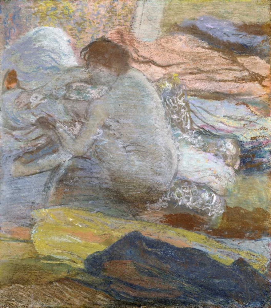 Wall Art Painting id:88868, Name: Woman Wiping Her Feet, Artist: Degas, Edgar