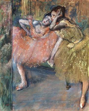 Wall Art Painting id:184789, Name: Two Dancers by a Hearth, Artist: Degas, Edgar