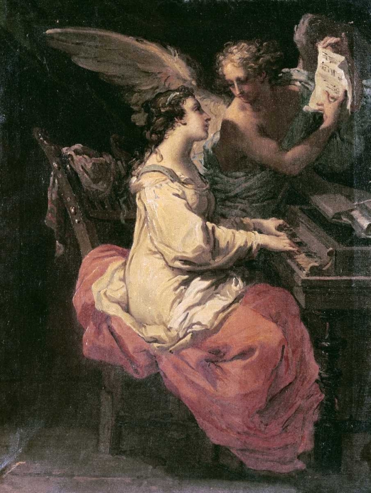 Wall art: Saint Cecilia, by Gandolfi, Gaetano