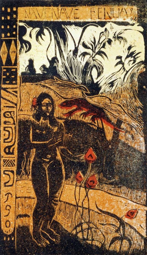 Wall Art Painting id:88896, Name: Nave Nave Fenua, Artist: Gauguin, Paul