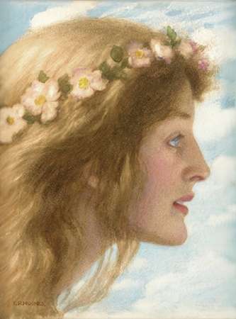 Wall Art Painting id:184876, Name: Day, Artist: Hughes, Edward Robert