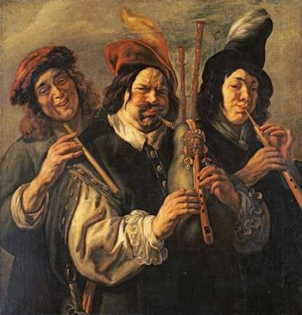 Wall Art Painting id:184883, Name: Three Musicians, Artist: Jordaens, Jacob