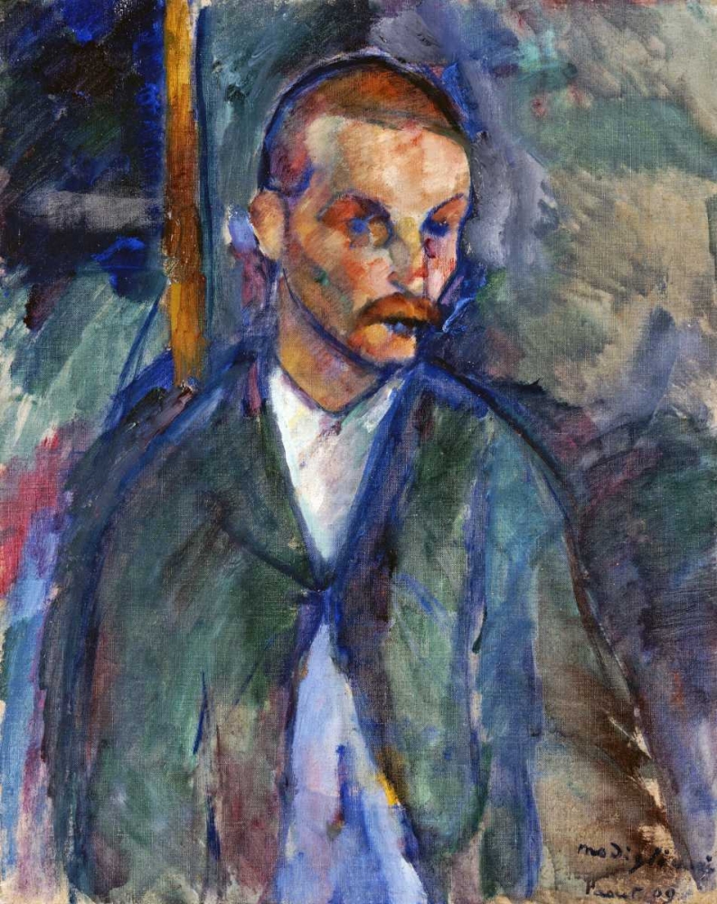 Wall Art Painting id:89013, Name: The Beggar of Livorne, Artist: Modigliani, Amedeo