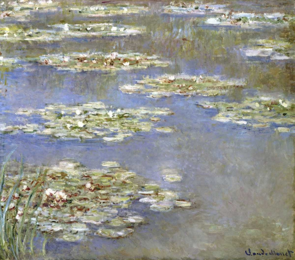 Wall Art Painting id:89023, Name: Nympheas, 1905, Artist: Monet, Claude