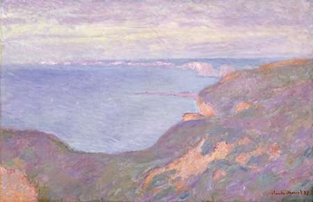 Wall Art Painting id:184926, Name: The Cliffs Near Dieppe, Artist: Monet, Claude