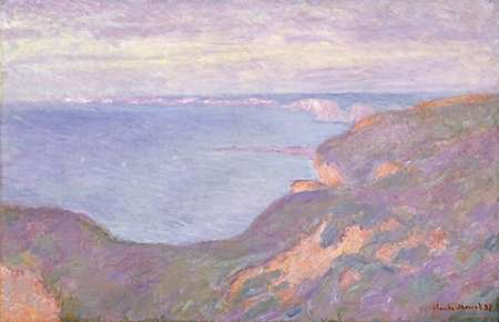 Wall Art Painting id:184926, Name: The Cliffs Near Dieppe, Artist: Monet, Claude