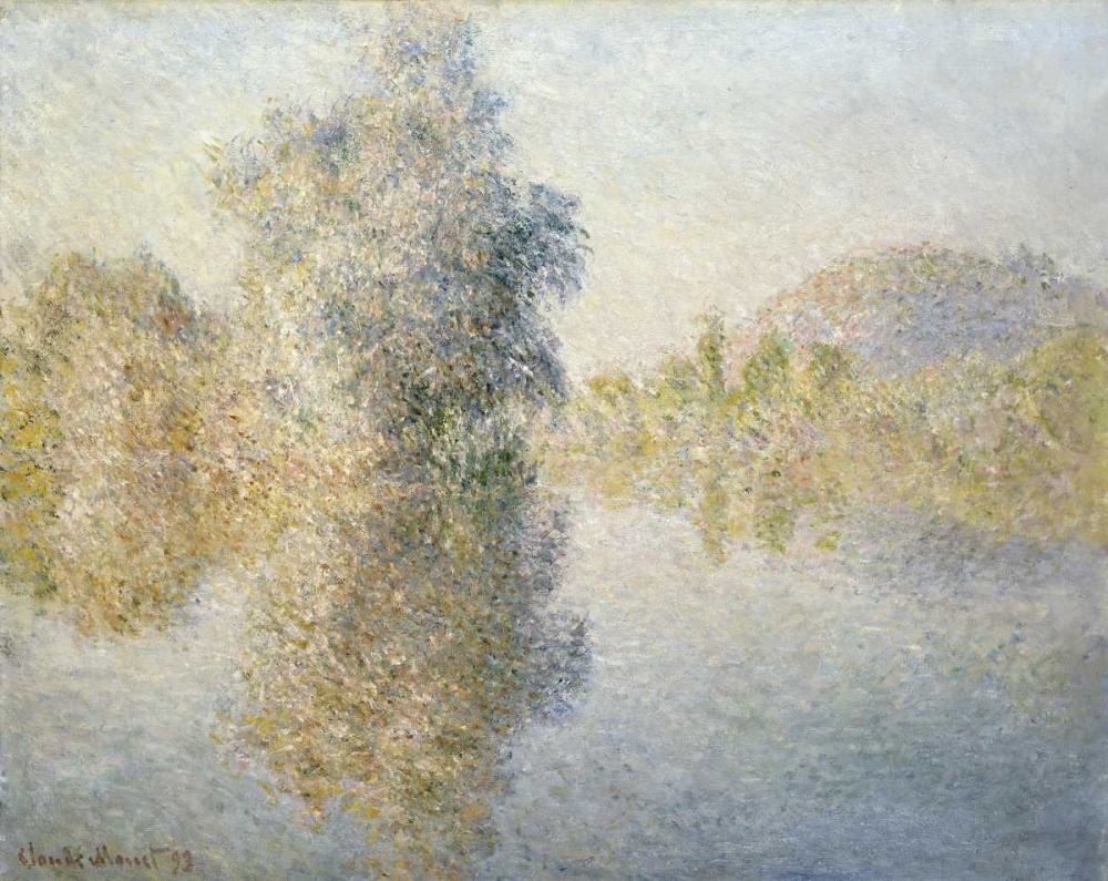 Art Print: Early Morning on the Seine at Giverny