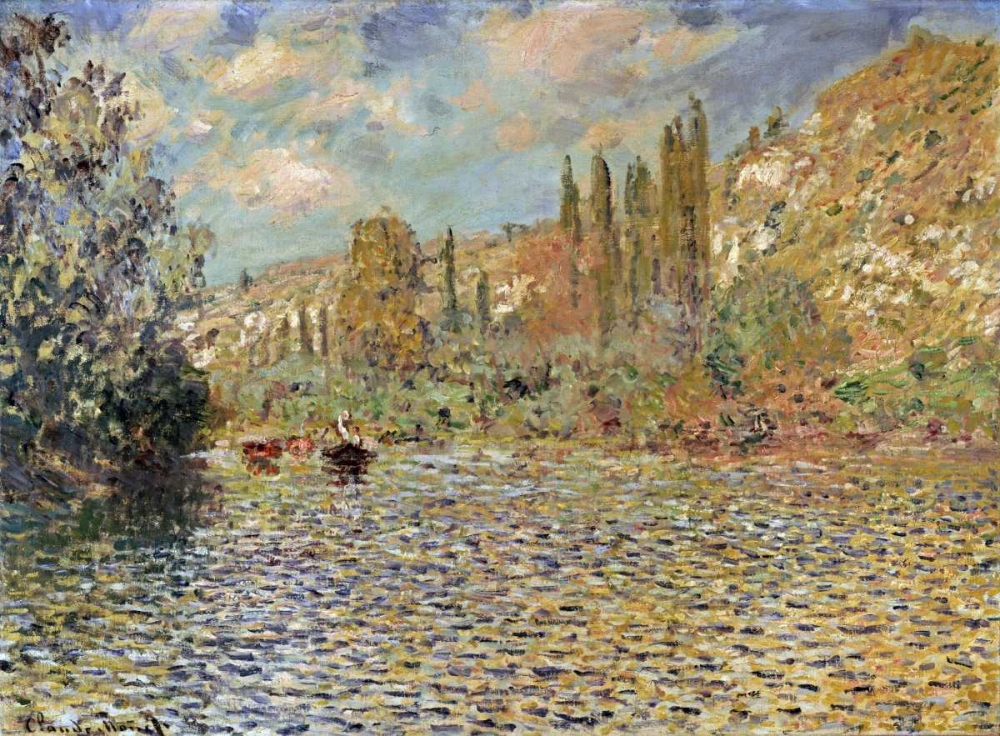 Wall Art Painting id:89061, Name: The Seine at Vetheuil, Artist: Monet, Claude