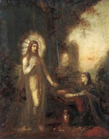 Wall Art Painting id:184939, Name: Museumist and Mary Magdalene, Artist: Moreau, Gustave