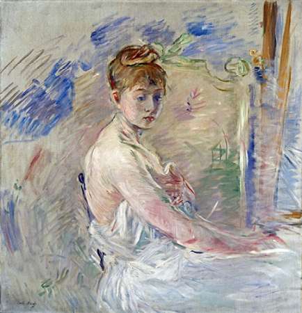 Wall Art Painting id:184943, Name: A Young Girl From The East, Artist: Morisot, Berthe