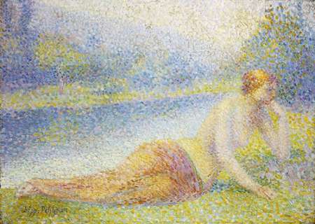 Wall Art Painting id:184956, Name: Reclining Nude, Artist: Petitjean, Hippolyte