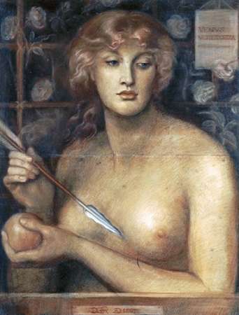 Wall Art Painting id:184982, Name: Venus Verticordia, Artist: Rossetti, Dante Gabriel