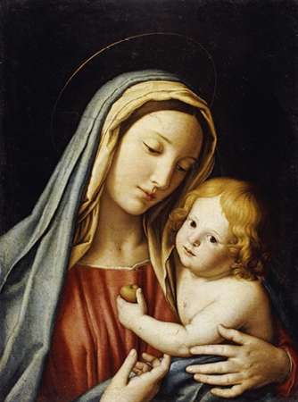 Wall Art Painting id:184987, Name: The Madonna and Child, Artist: Salvi, Giovanni Battista