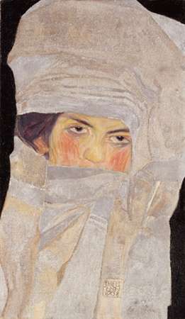 Wall Art Painting id:184988, Name: The Artists Sister, Melanie, Artist: Schiele, Egon