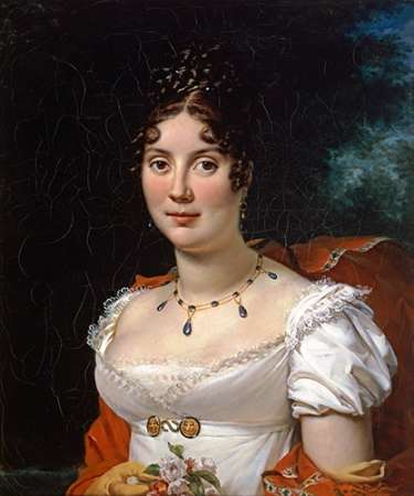 Wall Art Painting id:184994, Name: Portrait of a Lady, Artist: Simon, Francois Pascal