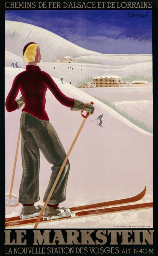 Wall Art Painting id:89270, Name: Le Markstein, Artist: Unknown