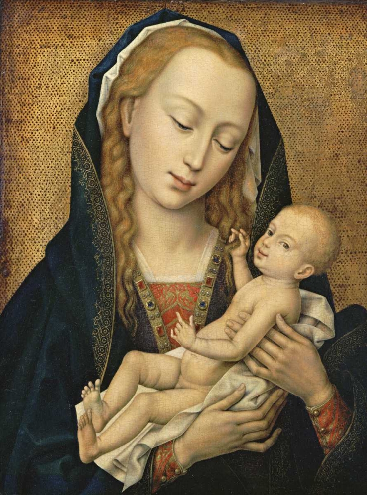 Wall Art Painting id:89283, Name: Virgin and Child, Artist: Van Der Weyden, Rogier