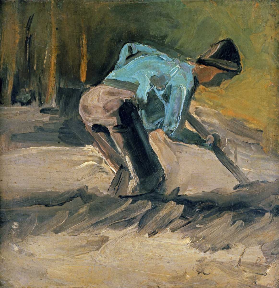 Wall Art Painting id:89288, Name: Man at Work, Artist: Van Gogh, Vincent