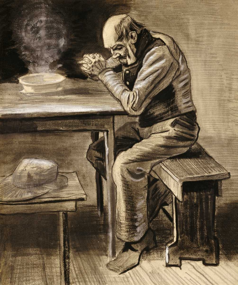 Wall Art Painting id:89292, Name: The Prayer, Artist: Van Gogh, Vincent
