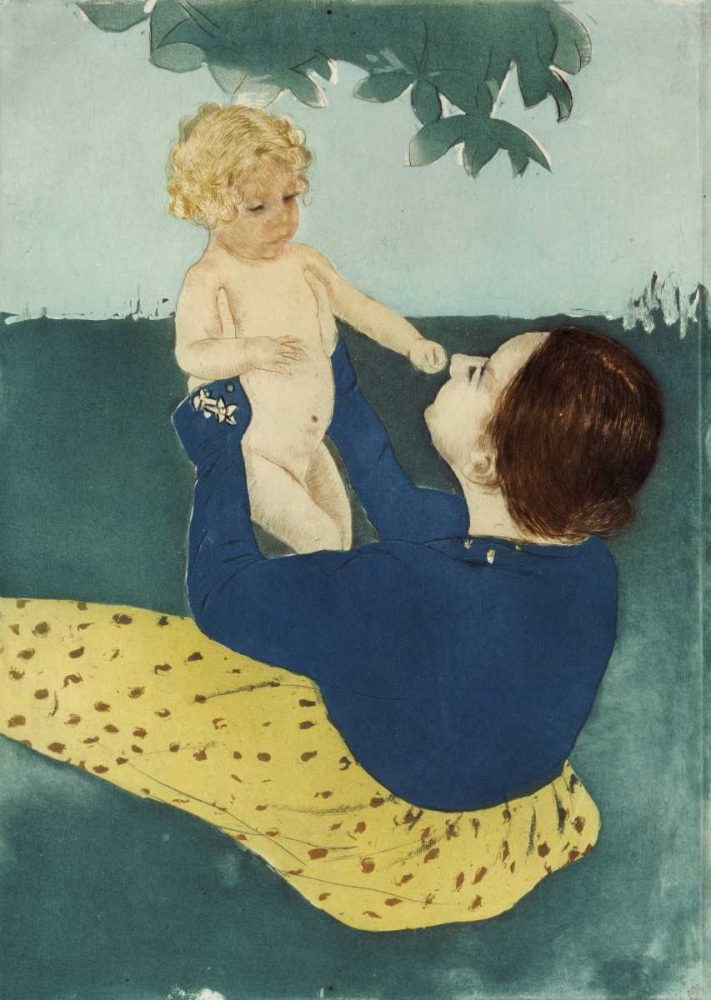 Wall Art Painting id:89447, Name: Under The Horse Chestnut Tree, Artist: Cassatt, Mary