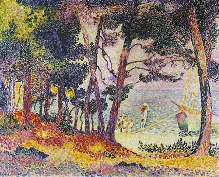 Wall art: The Pine Wood (Provence), by Cross, Henri Edmond