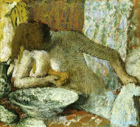 Wall Art Painting id:185139, Name: Woman at Her Toilet, Artist: Degas, Edgar