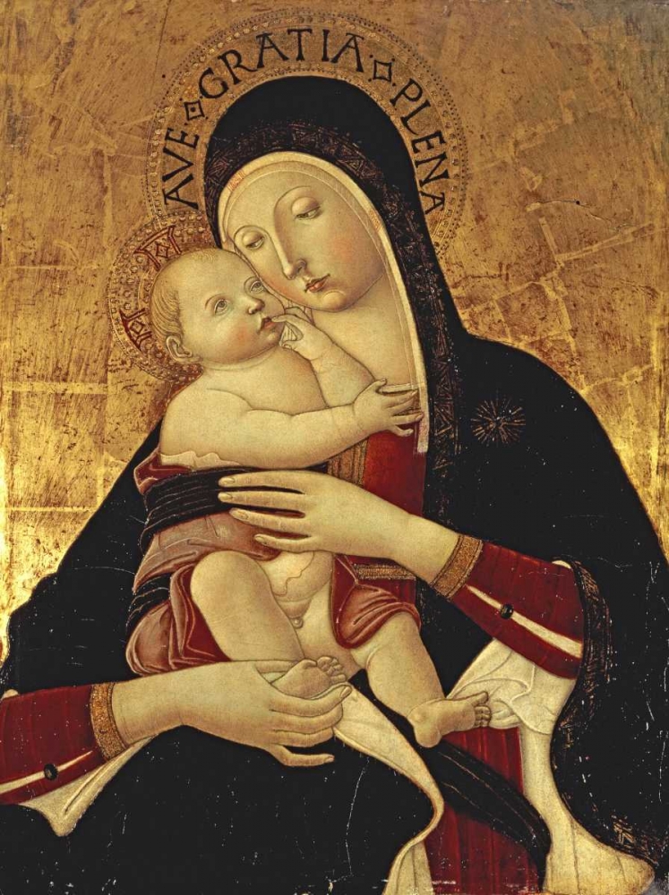 Wall Art Painting id:89524, Name: The Madonna and Child, Artist: Di Giovanni, Benvenuto