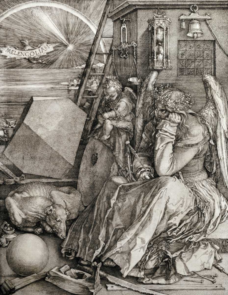 Wall Art Painting id:89540, Name: Melancholia, Artist: Durer, Albrecht