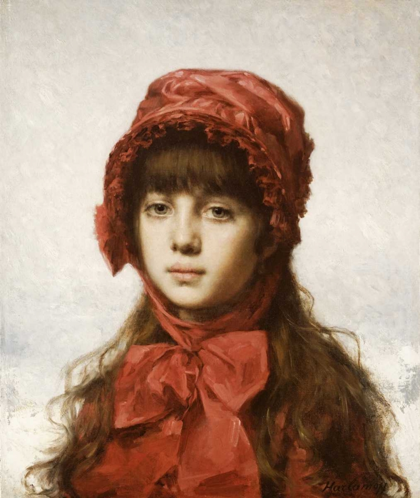 Art Print: The Red Bonnet