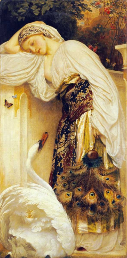 Wall Art Painting id:89754, Name: Odalisque, Artist: Leighton, Lord Frederick