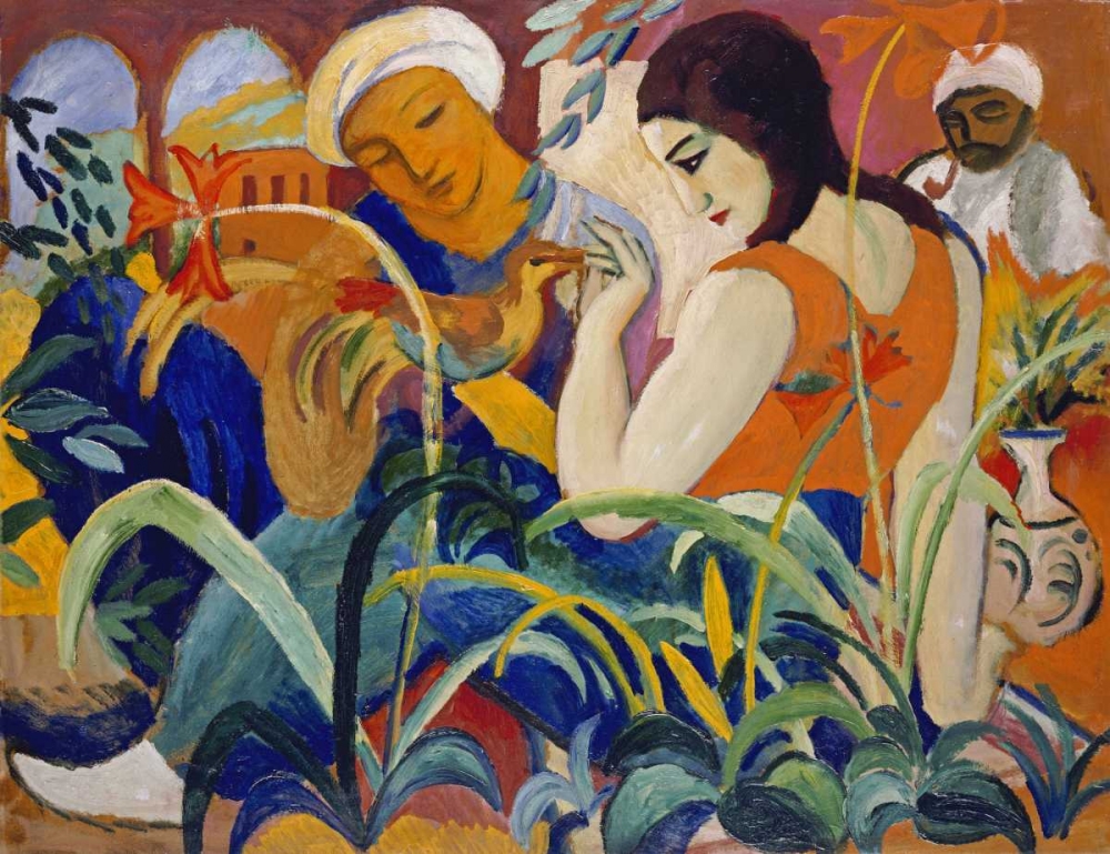 Wall Art Painting id:89779, Name: Eastern Women, Artist: Macke, August