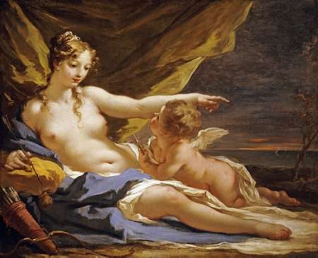 Art Print: Venus and Cupid