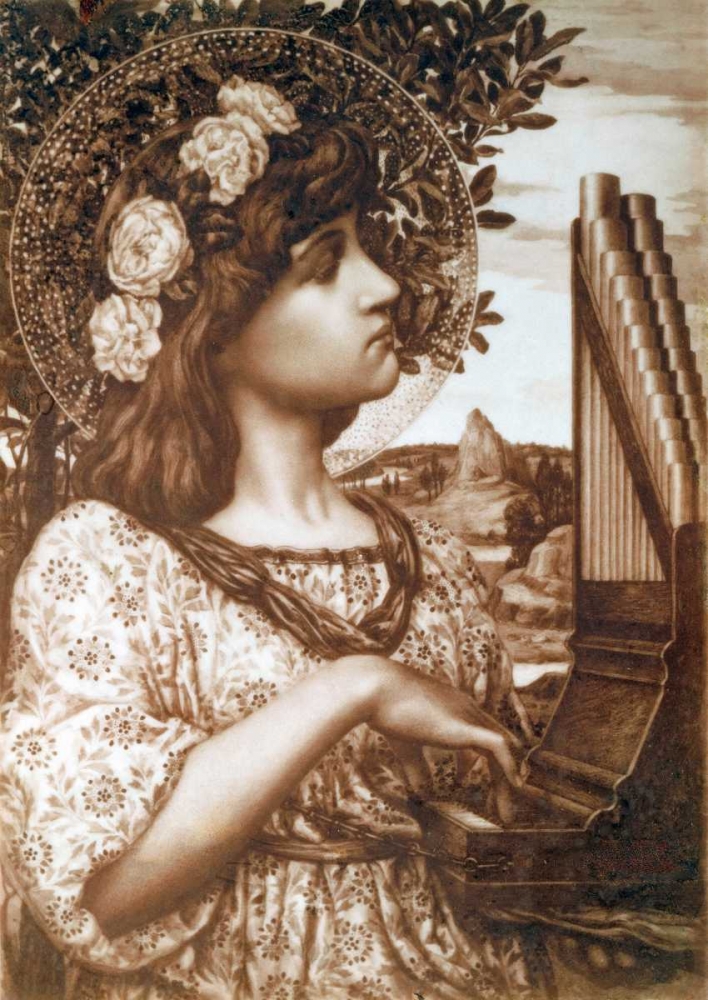 Wall art: Saint Cecilia, by Ryland, Henry