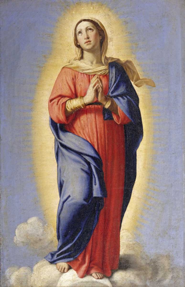 Wall Art Painting id:89980, Name: The Immaculate Conception, Artist: Salvi, Giovanni Battista