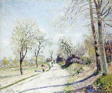 Art Print: The Road from Veneux to Moret